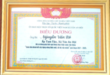 Biểu Dương Gương Người Tốt Việc Tốt Tiêu Biểu Năm 2024