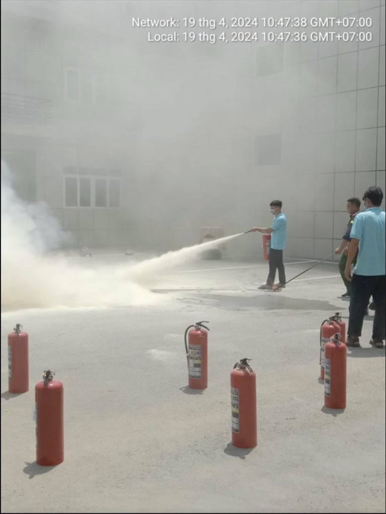 HUẤN LUYỆN PHÒNG CHÁY CHỮA CHÁY - BẢO VỆ THÀNH ĐẠI NAM
