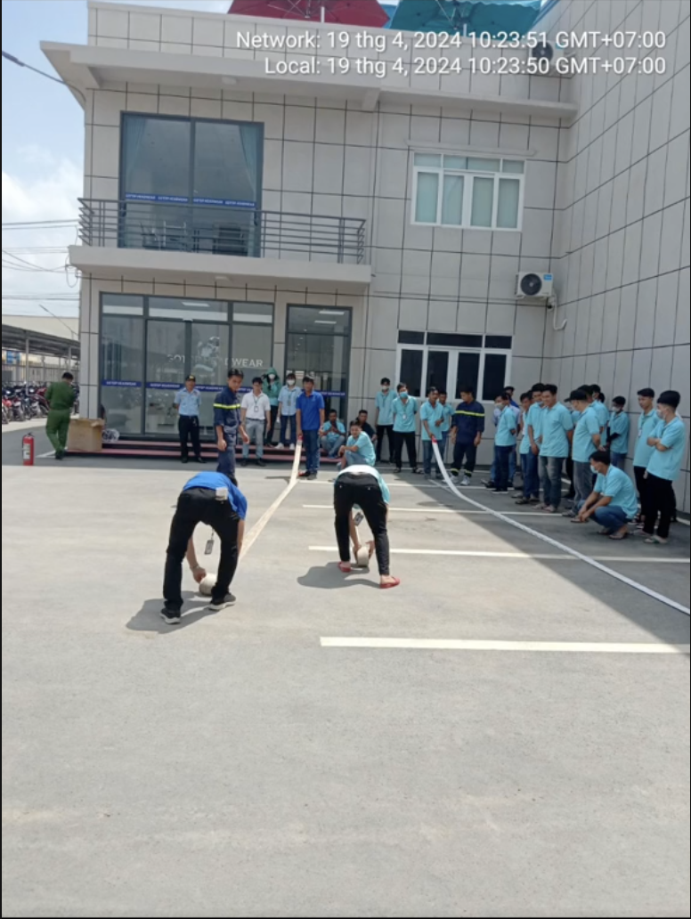 HUẤN LUYỆN PHÒNG CHÁY CHỮA CHÁY - BẢO VỆ THÀNH ĐẠI NAM